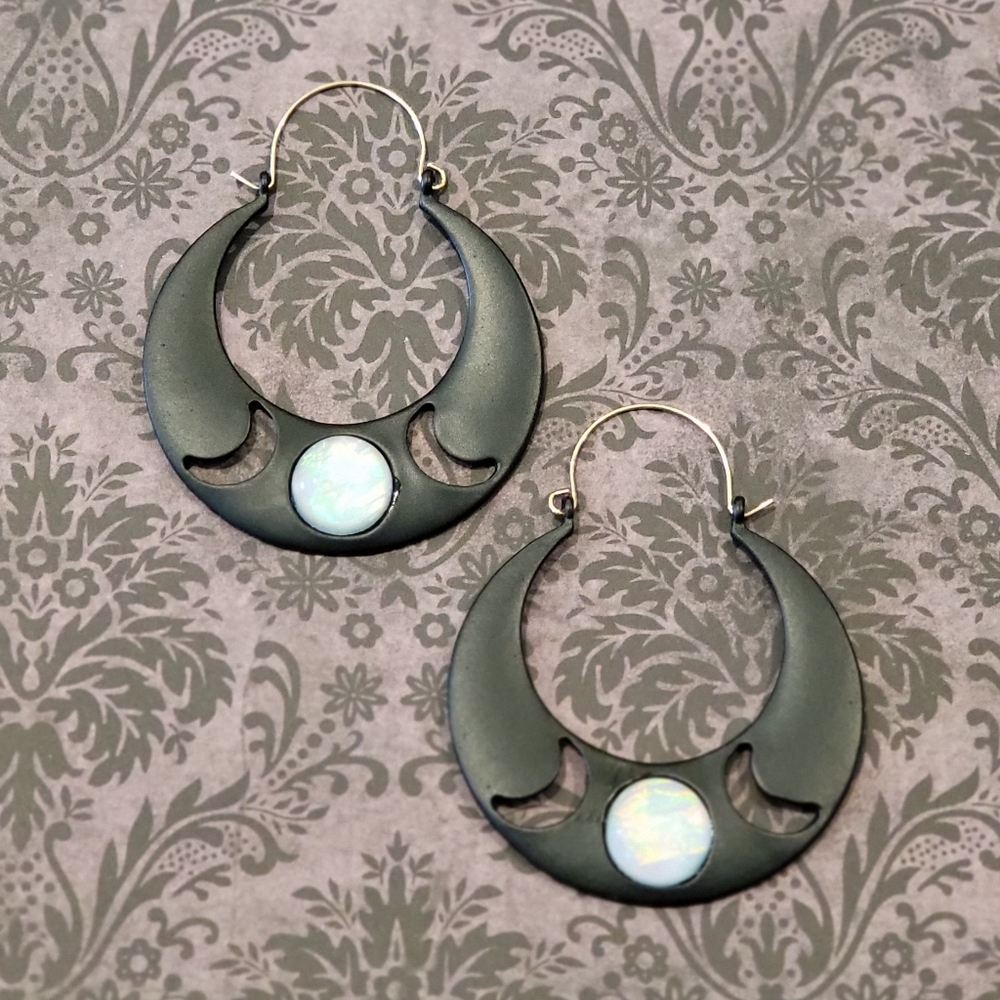 Moon Phase Earrings